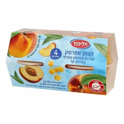 לפתן אפרסק , רביעיה 4 * 113 גרם