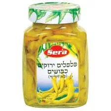 פלפלים ירוקים כבושים לא חריף, 300 גרם
