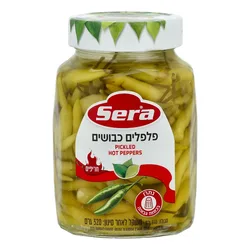 פלפלים כבושים חריפים, 280 גרם