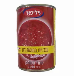 עגבניות חתוכות דק ווילי פוד 400G