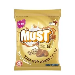 סוכריות ממולאות קרמל ללא סוכר 80 גרם
