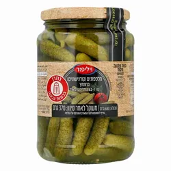 מלפפון בחומץ גדולים קטן מאוד 370 גרם