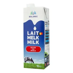 חלב מלא עמיד 3.7% שומן, 1 ליטר