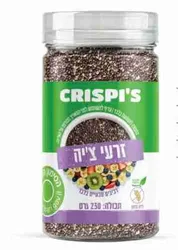 קריספיס זרעי צ'יה בצנצנת 230 גרם