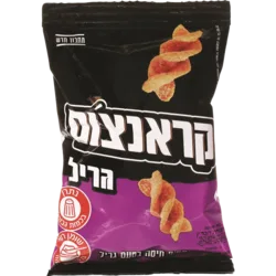 קראנצ'וס חטיף חיטה בטעם גריל, 55 גרם