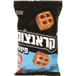 קראנצ'וס חטיף חיטה בטעם פיצה, 55 גרם