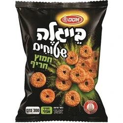 בייגלה שטוחים חמוץ חריף, 300 גרם