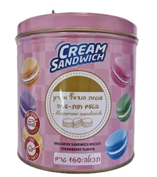 עוגיות סנדוויץ בטעם תות, ארוז בנפרד 160 גרם