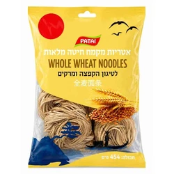 נודלס מקמח מלא פתאי 454 גרם