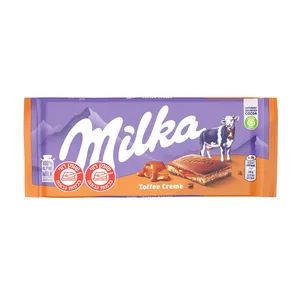 שוקולד מילקה - קרם קרמל. 100 גרם