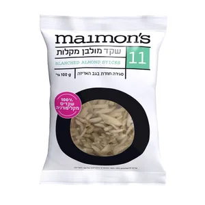 שקד מולבן מקלות 100 גרם מימונס