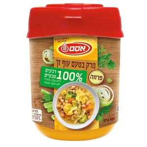 מרק בטעם עוף זך. אוסם 400 גרם