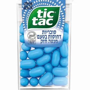 טיק טק כחול מנטה חזק 16 גרם