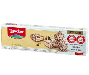 וופל במילוי קוקוס לוקאר 100 גרם