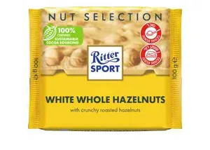 שוקולד לבן אגוזים ריטר 100 גרם