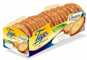 עוגיות שיבולת שועל עם שומשום 185 גרם