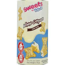 ביסקוויט ממולא קרם חלב 75 גרם