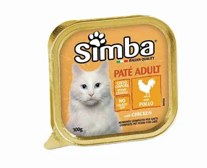 פטה עוף לחתולים סימבה  100 גרם
