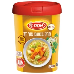 מרק בטעם עוף זך. אוסם 400 גרם